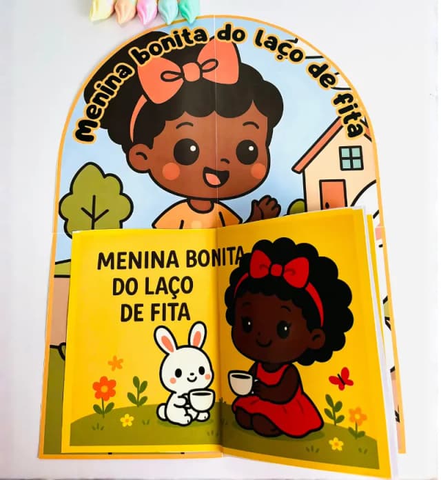 1. menina bonita do laço de fita.webp