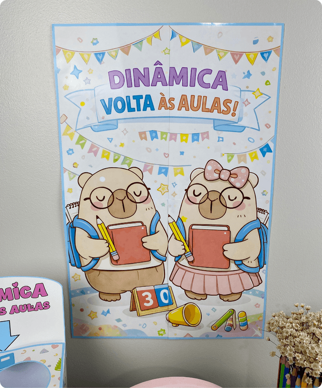 painel volta ás aulas tema capivara para imprimir.png