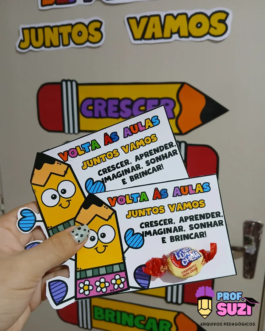 Fotos painel de porta bem-vindos lápis  1.png