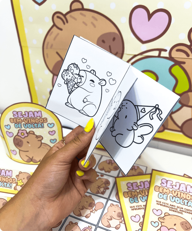 atividade de colorir volta às aulas tema capivara.png
