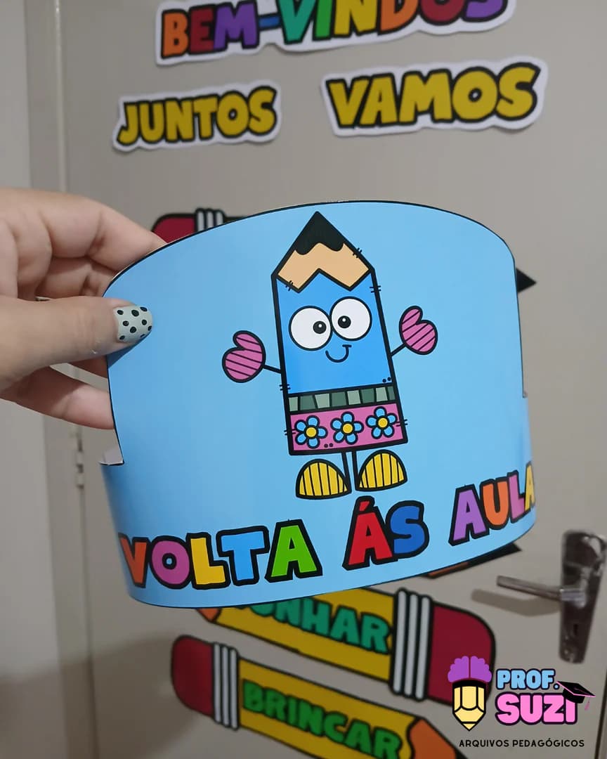 Fotos painel de porta bem-vindos lápis  7.png