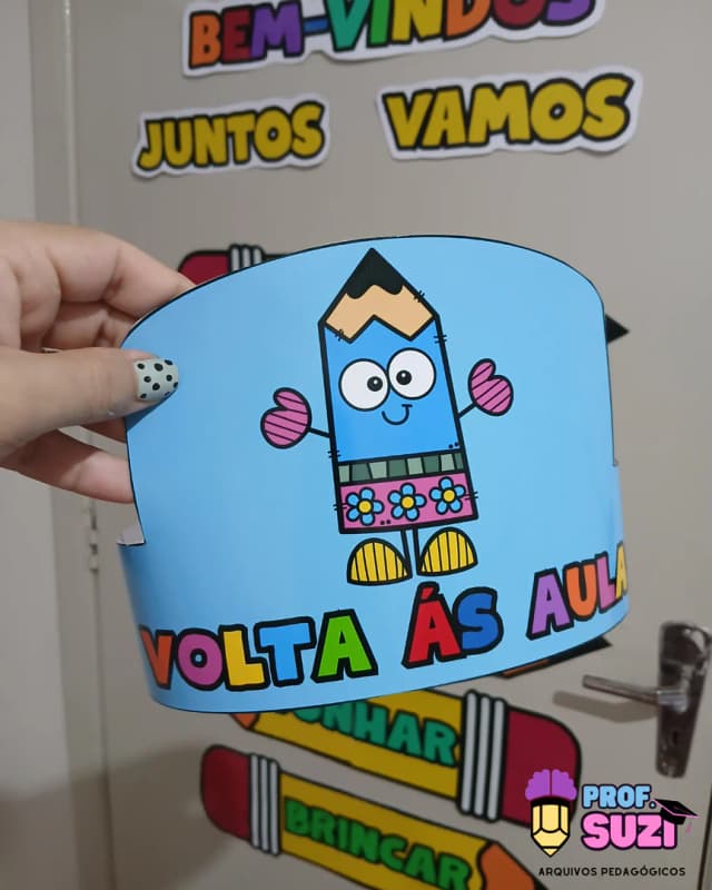 Fotos painel de porta bem-vindos lápis  7.png