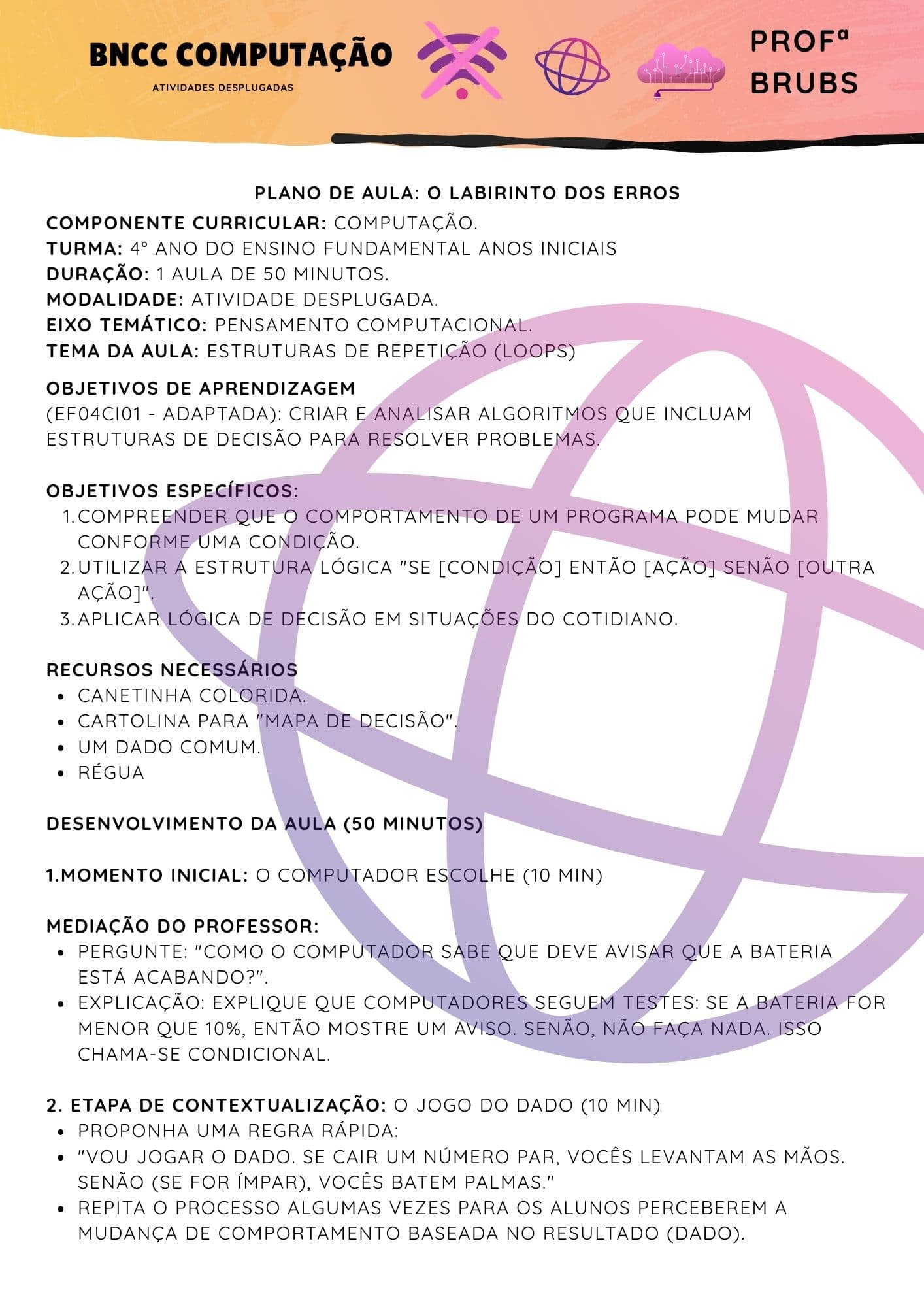 PLANO DE AULA 4° ANO O Robô Decisor (Lógica Condicional) (1).jpg
