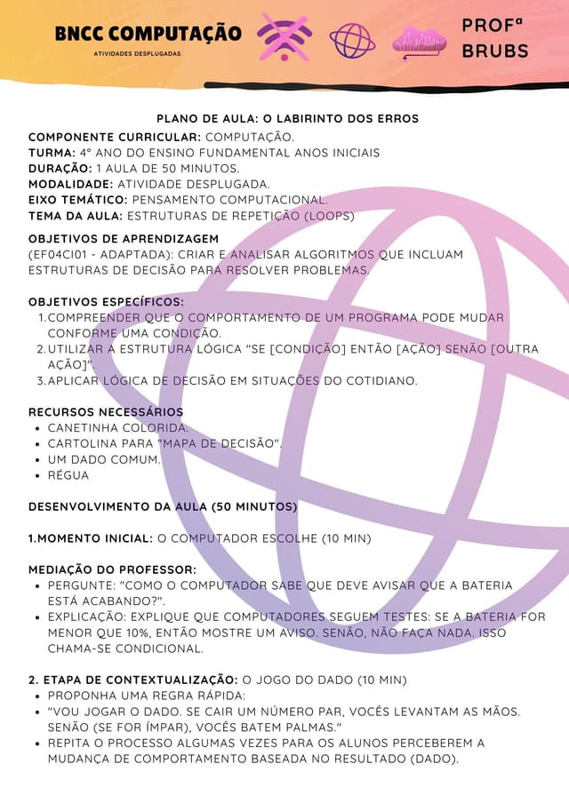 PLANO DE AULA 4° ANO O Robô Decisor (Lógica Condicional) (1).jpg