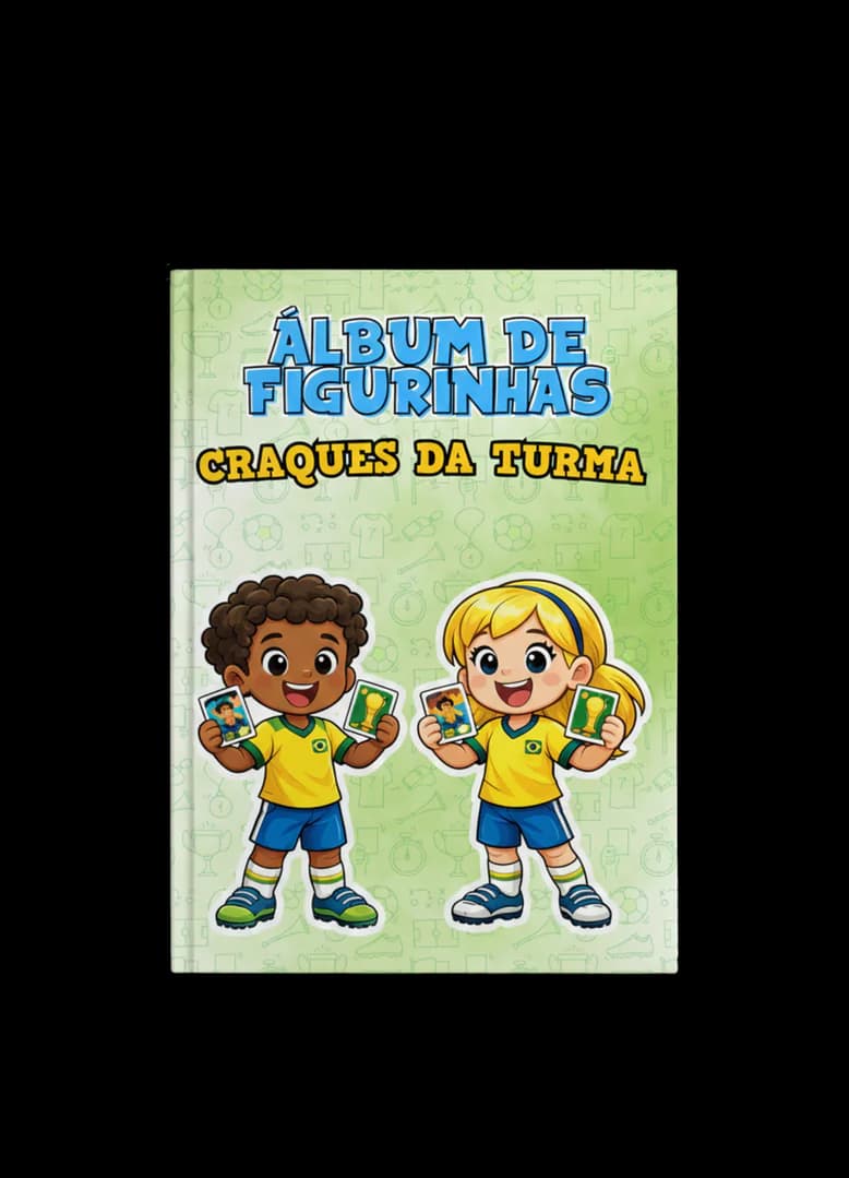 Álbum de figurinha da copa futebol Brasil ilustrado verde e amarelo (13).png