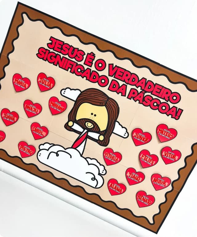 Atividade Páscoa Cristã PDF, Painel Pedagógico Páscoa, Recursos para Ministério Infantil, Atividade Colaborativa para Imprimir, Lembrancinha Páscoa Cristã, Significado da Páscoa para Crianças, Painel colaborativo cristão .jpg