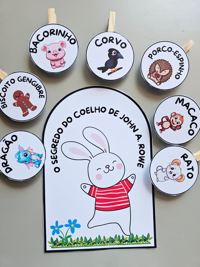 132.1) Foto Luva História O Segredo do Coelho de John A. Rowe (5).jpg