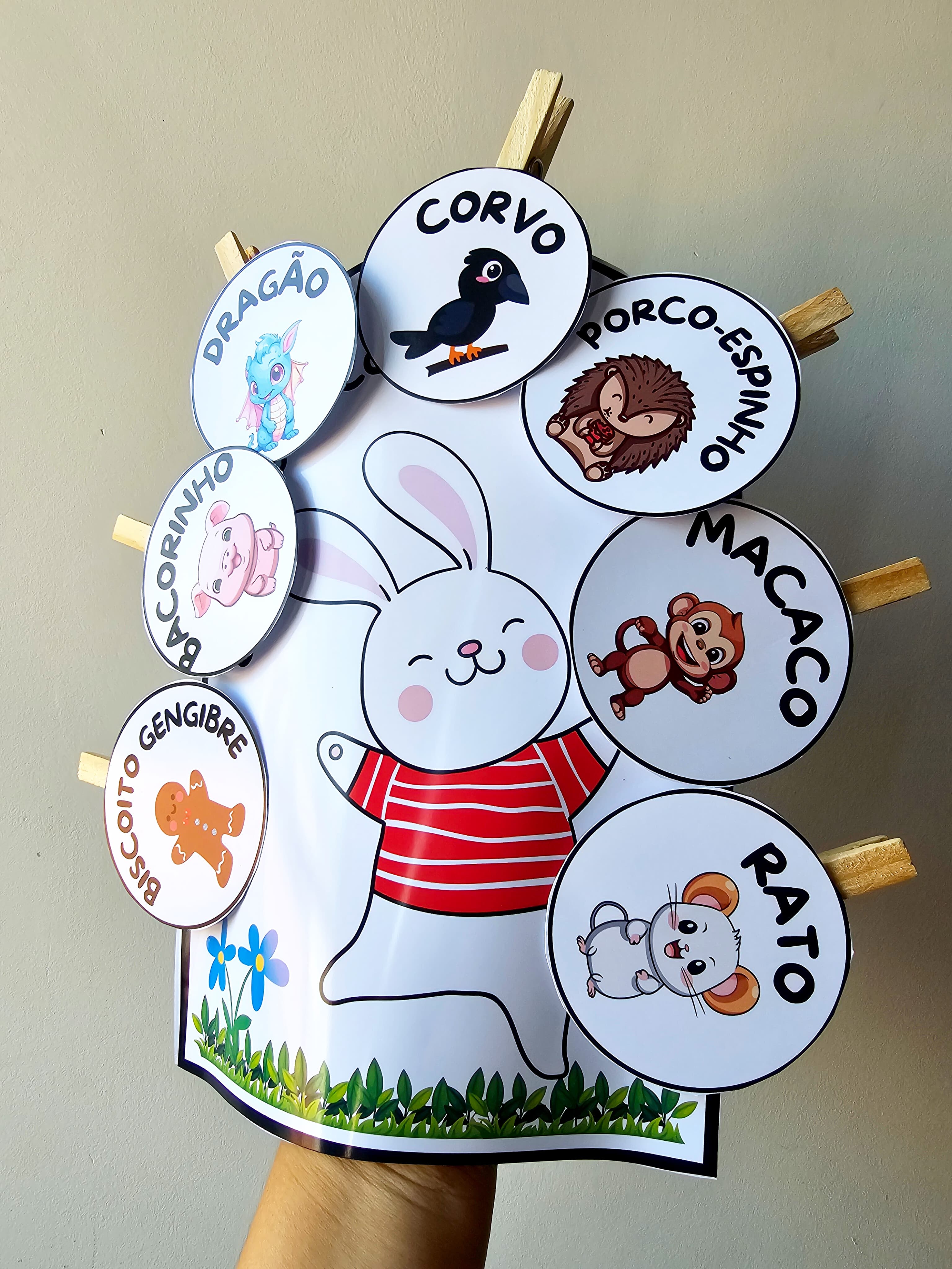 132.1) Foto Luva História O Segredo do Coelho de John A. Rowe (4).jpg