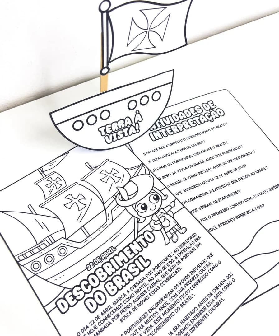 Descobrimento do Brasil, atividade Descobrimento do Brasil Educação Infantil e Anos Iniciais, Atividade Descobrimento do Brasil  22 de abril, Painel Pedagógico Descobrimento do Brasil pdf,8).jpg