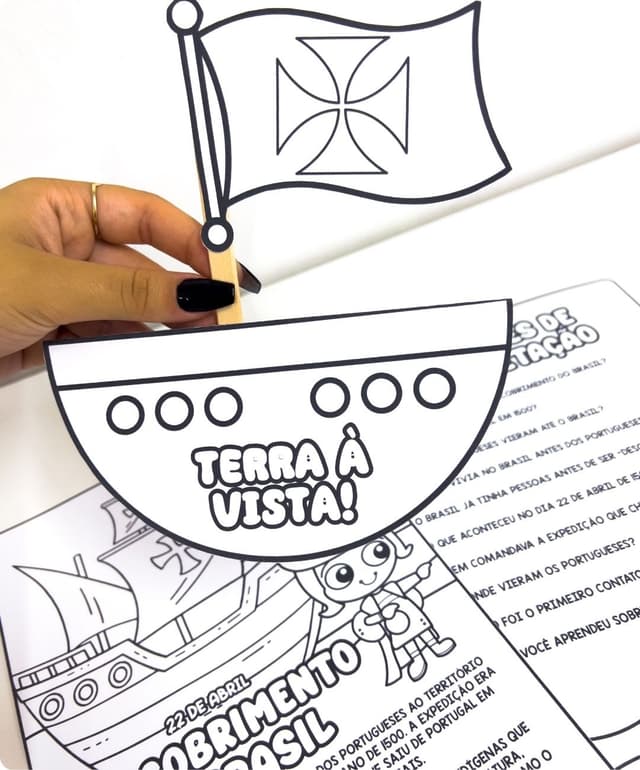 Atividade Descobrimento do Brasil, atividade Descobrimento do Brasil Educação Infantil e Anos Iniciais, Atividade Descobrimento do Brasil  22 de abril, Painel Pedagógico Descobrimento do Brasil pdf, Material Descobrimento d.jpg