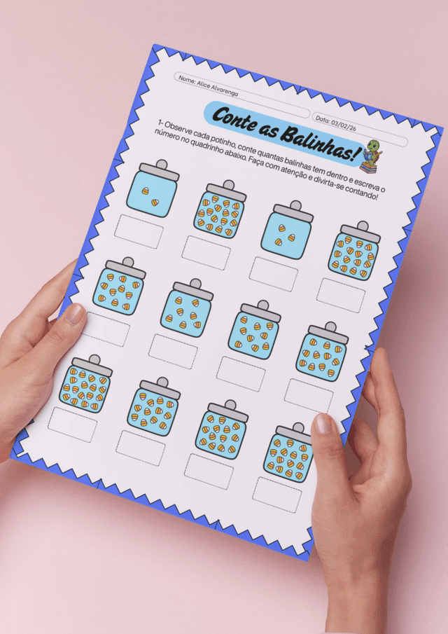 Folha de Atividade Contando Bolinhas Infantil Azul (3).png