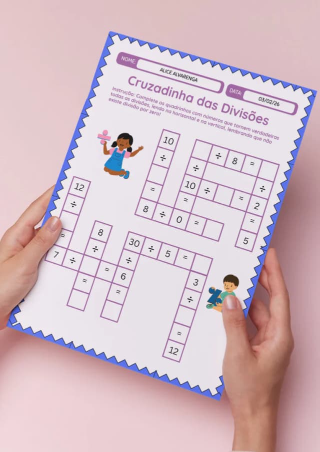 Folha de Atividade de Matemática Cruzadinha das Divisões Estilo Infantil Roxo (3).png