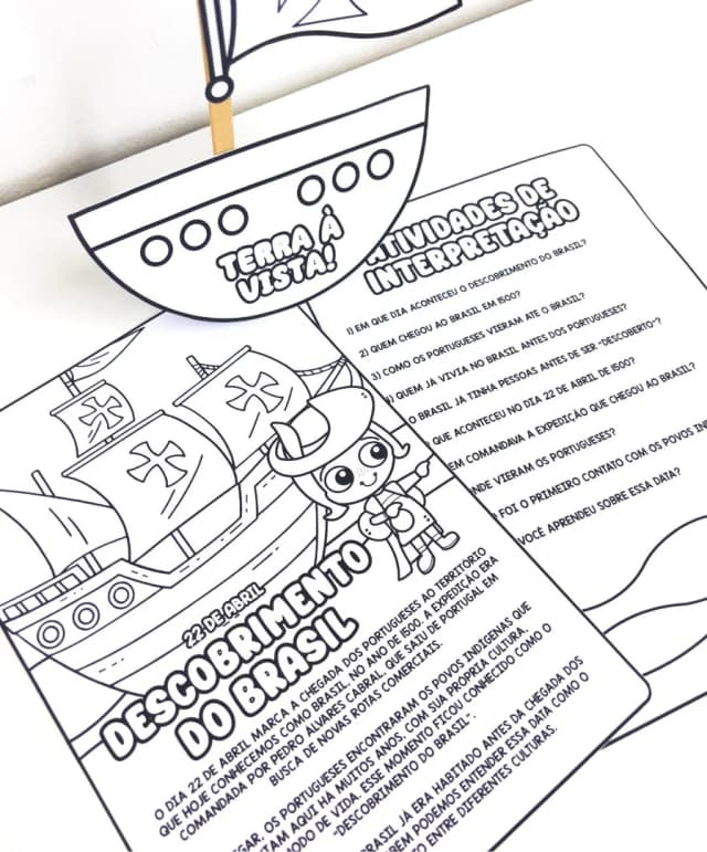 atividade Descobrimento do Brasil Educação Infantil e Anos Iniciais.jpeg