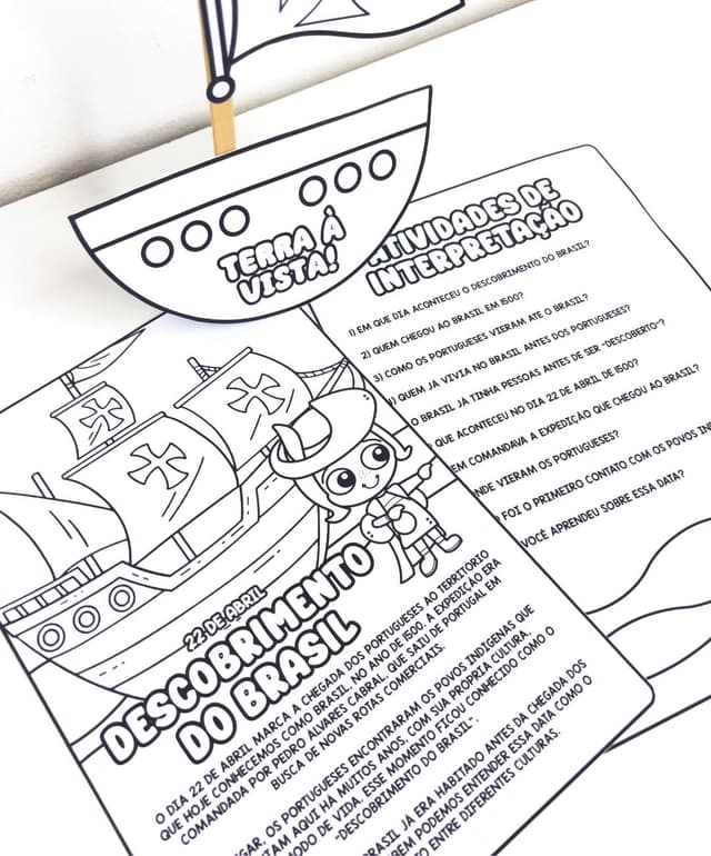 Atividade Descobrimento do Brasil, atividade Descobrimento do Brasil Educação Infantil e Anos Iniciais, Atividade Descobrimento do Brasil  22 de abril, Painel Pedagógico Descobrimento do Brasil pdf, Material Descobrimento (2).jpg