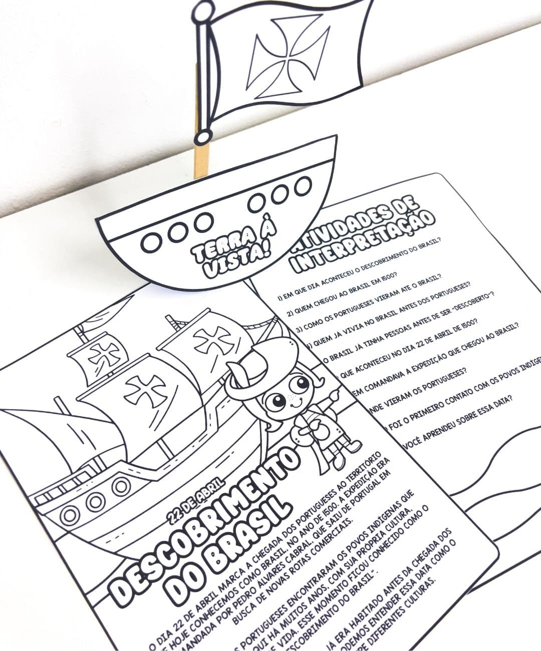 Descobrimento do Brasil, atividade Descobrimento do Brasil Educação Infantil e Anos Iniciais, Atividade Descobrimento do Brasil  22 de abril, Painel Pedagógico Descobrimento do Brasil pdf,8).jpg