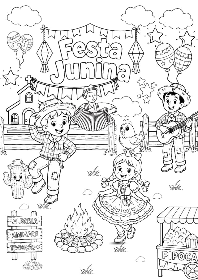 painel-colorir-festa junina.webp
