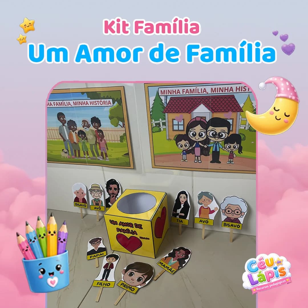 Kit Família - Um Amor de Família | Tá Pronto