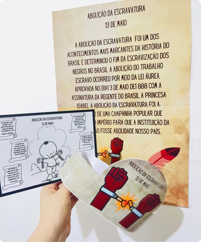 recurso pedagógico Abolição da Escravatura para imprimir.jpeg