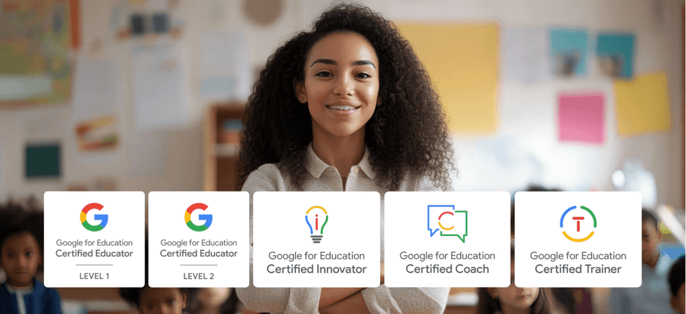 Conheça certificações e programas do Google voltados para educadores que podem acelerar o seu desenvolvimento profissional