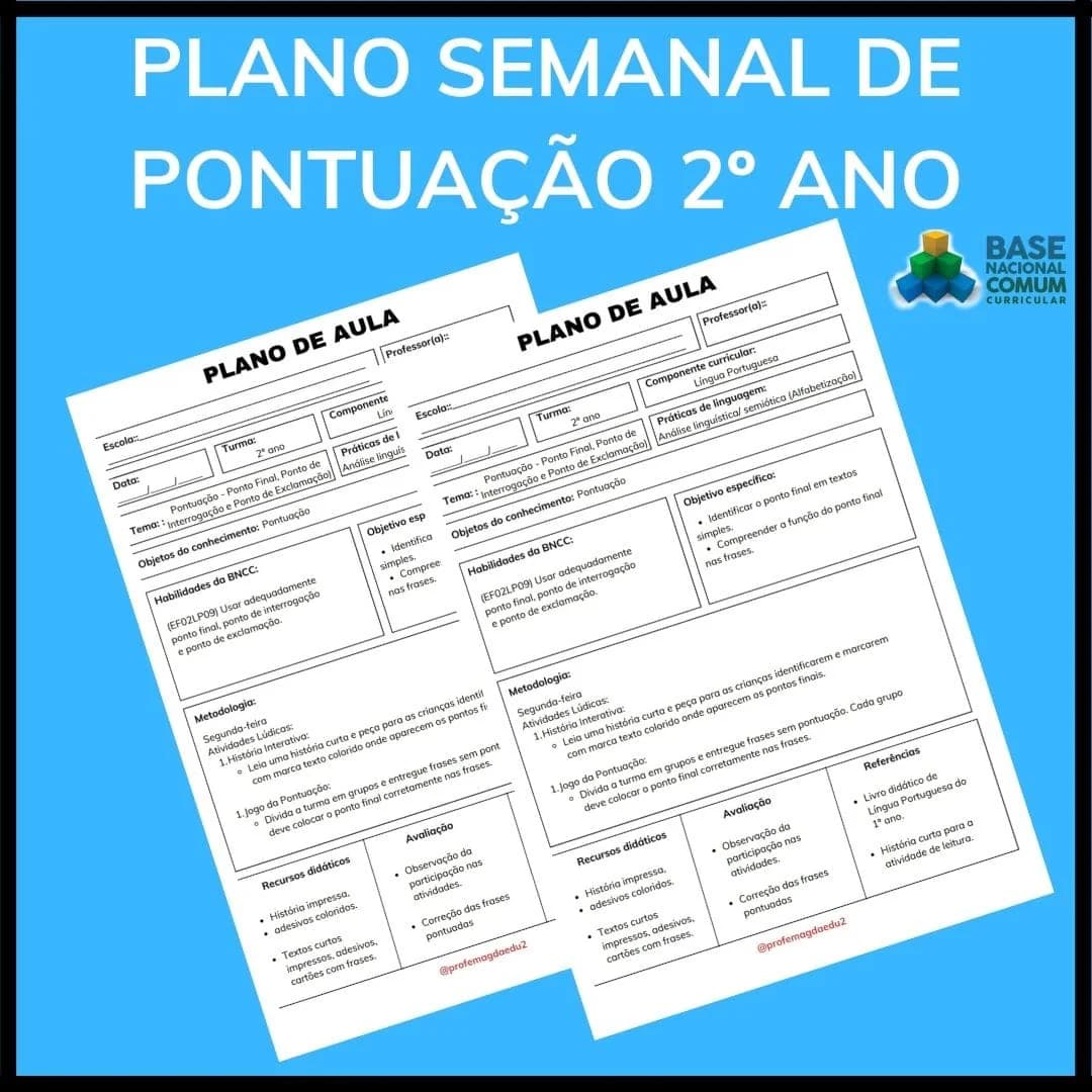 plano-semanal-de-pontuacao-2o-ano