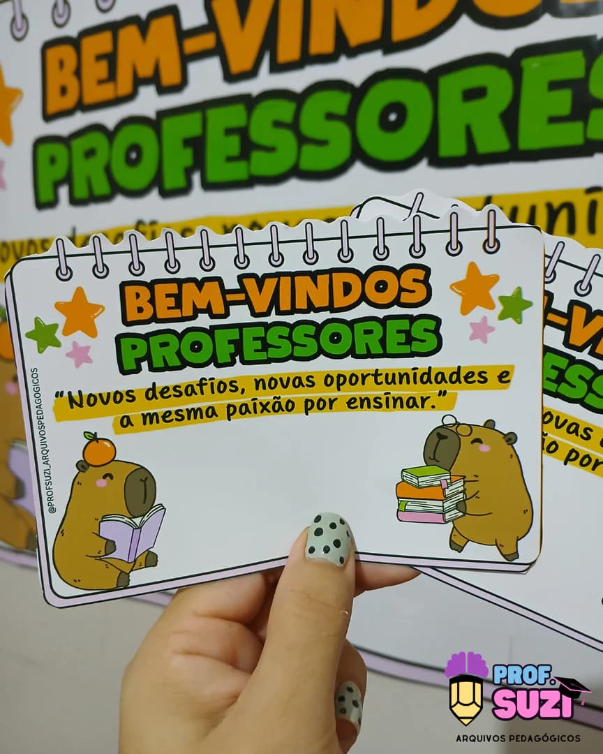 Fotos painel bem-vindos professores capivara 6.png