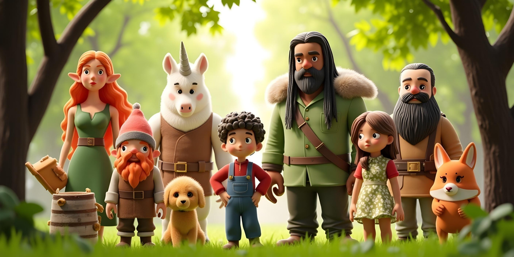 Crie personagens incríveis para seus recursos com IA