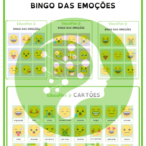 Amostra EducaFlex Socioemocional 2 Bingo das Emoções