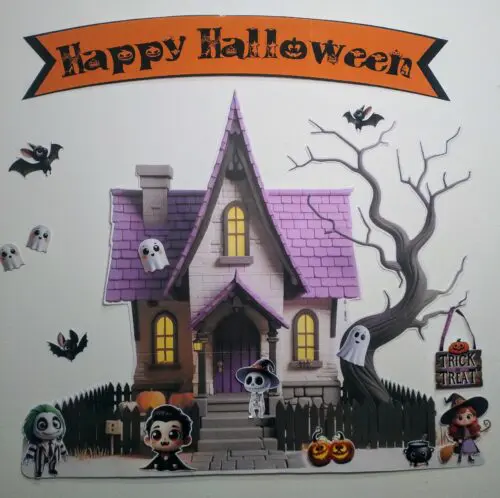 Painel Halloween para imprimir