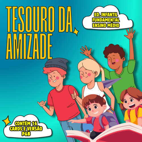 capa de dinamica volta as aulas para crianças e adolescentes