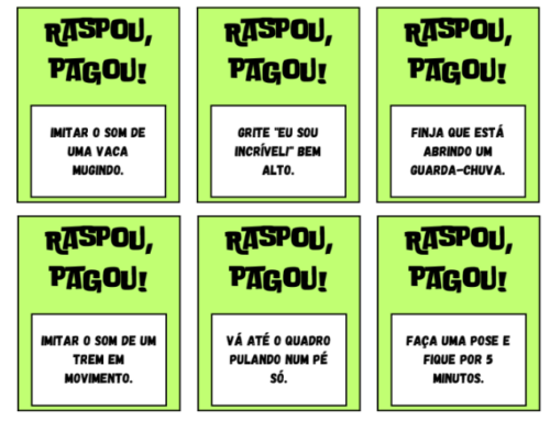 Raspou, pagou!