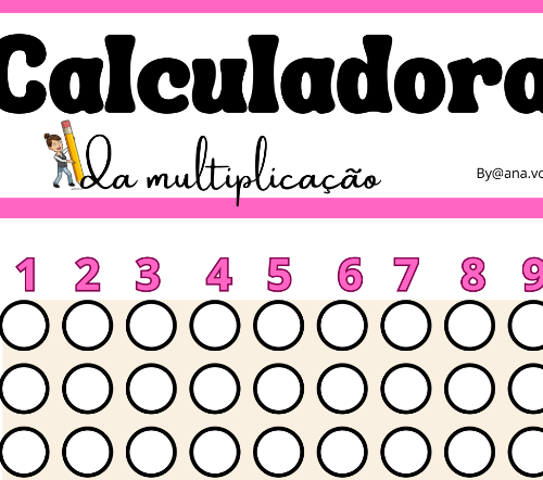 Calculadora multiplicação e divisão