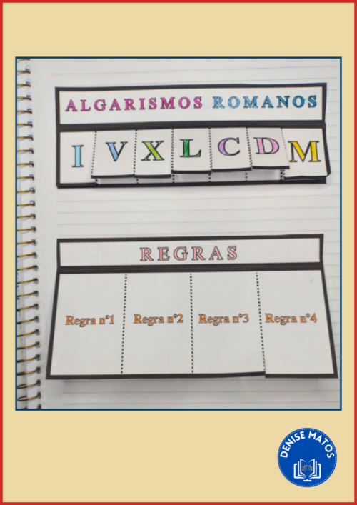 Algarismos Romanos Lapbook