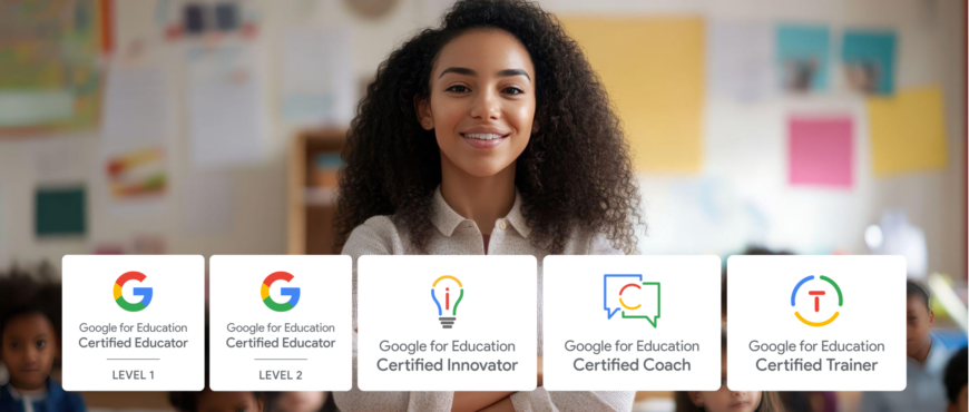 Conheça certificações e programas do Google voltados para educadores que podem acelerar o seu desenvolvimento profissional