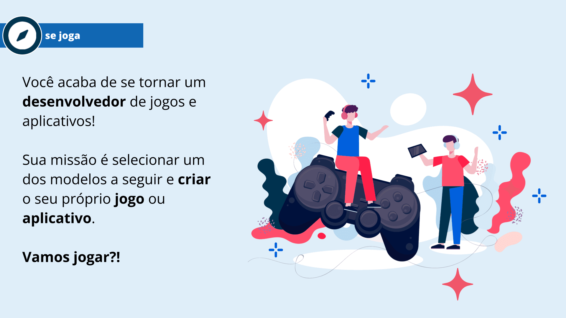 Simulando jogos e apps com o Apresentações Google