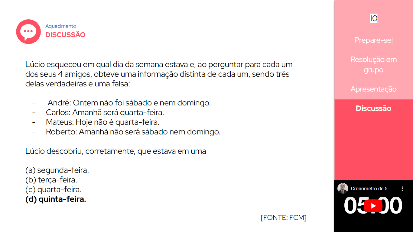 Esquema para resolver problemas de lógica