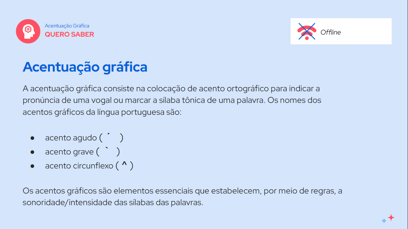 Jogo da Acentuação. Fonte: Site Educar para Crescer.