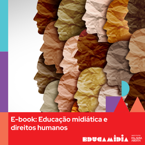 Capa do E-book: Educação midiática e direitos humanos