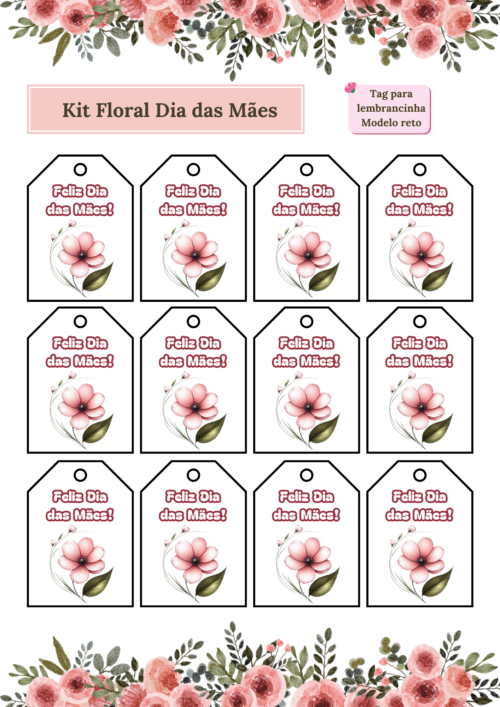 Kit Dia das Mães Floral