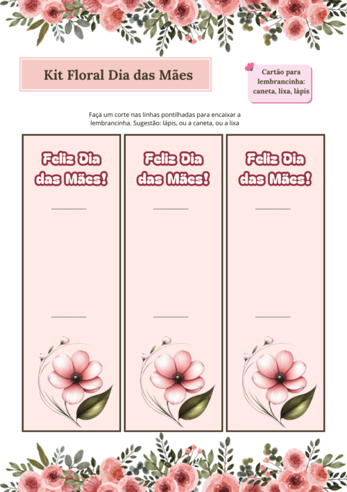 Kit Dia das Mães Floral