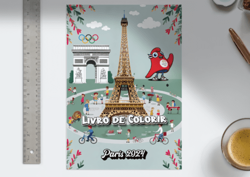 capa do livro digital de colorir para imprimir