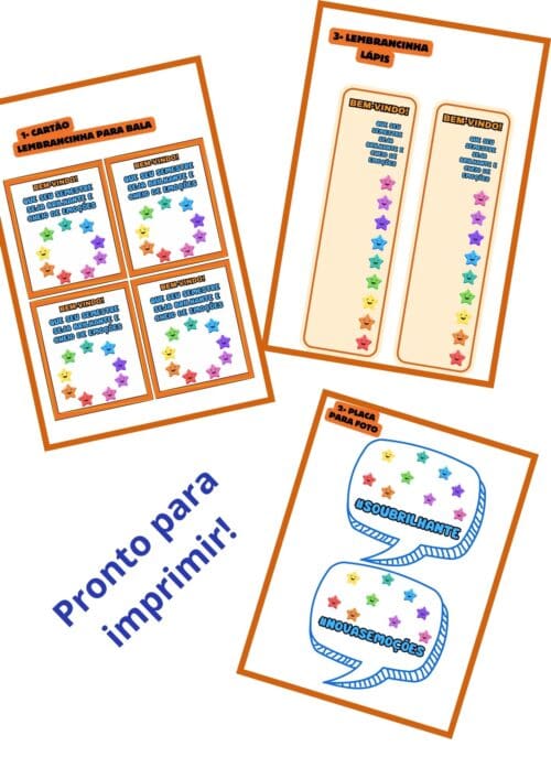 Kit Volta às aulas para imprimir
