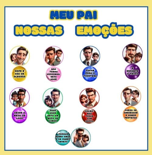 Painel dia dos pais para imprimir
