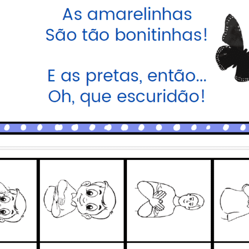 Parte do card com sinais do Poema