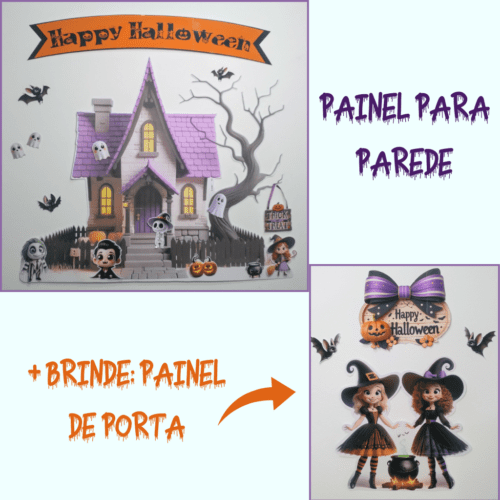 Painel Halloween para imprimir