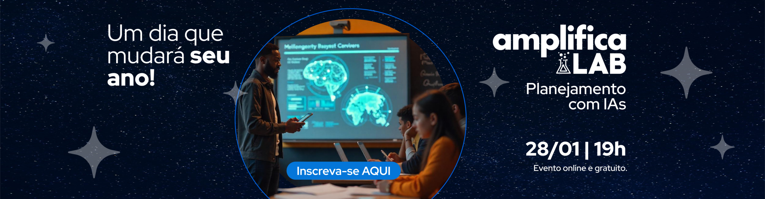 Acesse e se inscreva no Amplifica Lab