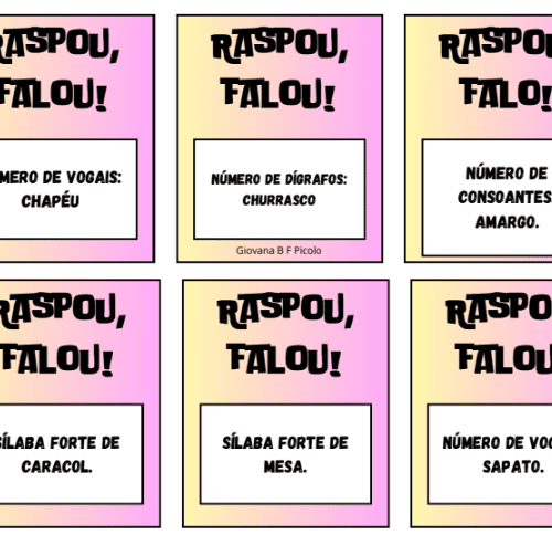 Raspou ,falou!