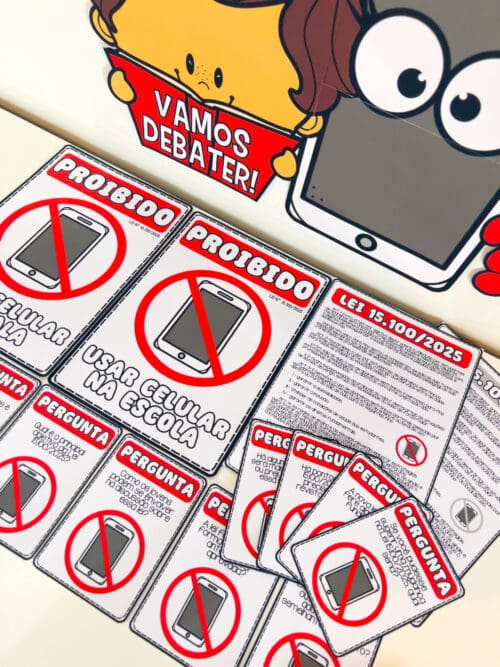 "Lei de Restrição ao Celular nas Escolas" "Proibição de Celulares em Sala de Aula" "Impactos do Uso de Celulares na Educação" "Debate sobre Celulares nas Escolas" "Material Pedagógico sobre Uso de Celulares" "Educação e Tecnologia" "Saúde Mental e Uso de Celulares" "Regulamentação do Uso de Celulares nas Escolas" "Lei 15.100/2025"