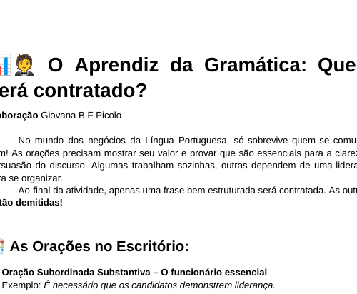 O aprendiz da gramática