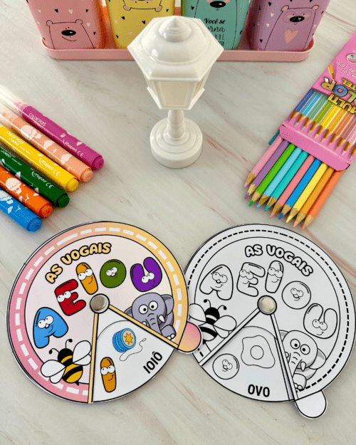 roleta das vogais, vogais, alfabetização, material para educação infantil, recurso pedagógico para educação infantil, recurso lúdico para educação infantil, recurso lúdico para alfabetização, atividade pedagógica para alfabetização, professoras, pedagogas, atividades pedagógicas, mundo pedagógico, recurso lúdico para alfabetização, recurso pedagógico para alfabetização, material para alfabetizar, atividades para alfabetização, recurso pedagógico para alfabetização pdf,