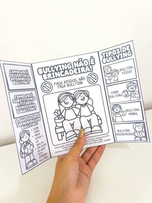 "atividades sobre bullying" "atividade interativa sobre bullying" "A Importância do Combate ao Bullying" "Material para trabalhar bullying na escola" "Atividades antibullying" "atividade bullying educação infantil" "Atividades para trabalhar bullying na escola" "lapbook combate ao bullying" "Bullying escolar" "Prevenção do bullying" "Combate ao bullying" "Conscientização sobre bullying" "Educação contra o bullying" "Bullying verbal" "Bullying físico" "Bullying psicológico" "Cyberbullying" "Bullying social" "Bullying infantil" "Bullying adolescente" "Bullying na escola" "Bullying na sala de aula" "Atividade sobre bullying 1 ano" "Atividade sobre bullying 2 ano" "atividades lúdicas sobre o bullying" "Atividade sobre bullying 3 ano" "atividades sobre bullying" "prevenção ao bullying" "conscientização escolar" "empatia e respeito" "dinâmicas contra bullying" "educação emocional" "convivência social" "valores éticos e morais" "cultura de paz" "Combate ao bullying" "Prevenção do bullying" "Ações anti-bullying" "Inclusão escolar"